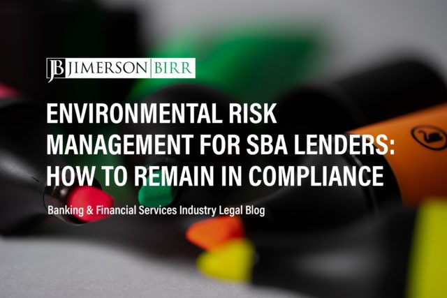 environmental risk of contamination sba loan contaminated commercial real property collateral environmental site assessment