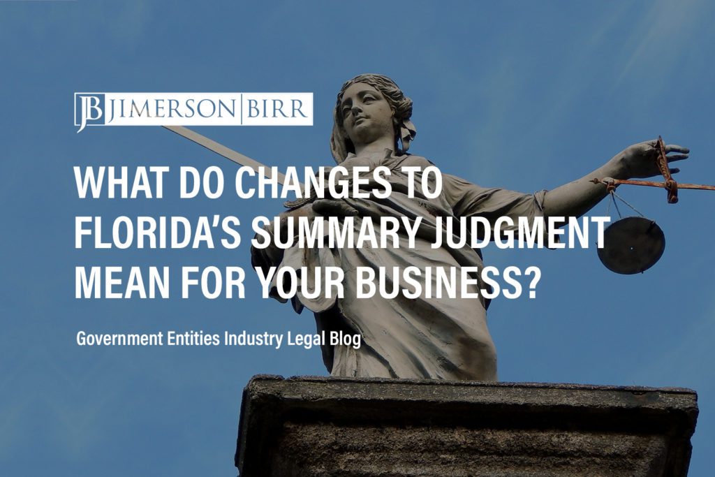 florida summary judgment summary judgment florida rule of civil procedure 1.510 florida civil litigation