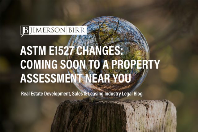 E1527 property assessment environmental site assessment environmental protection agency