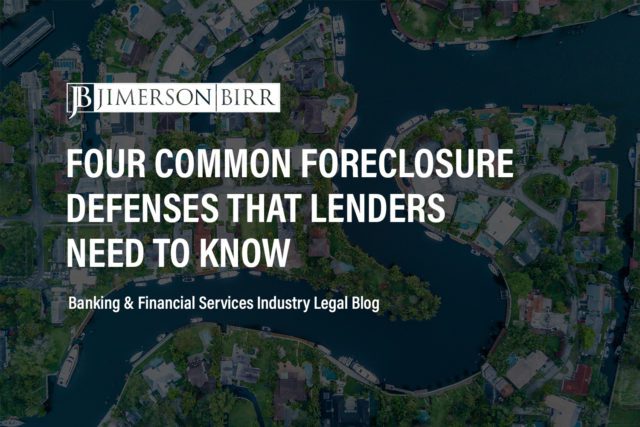 foreclosure lawsuits lack of standing notice of default statute of limitations unclean hands defense