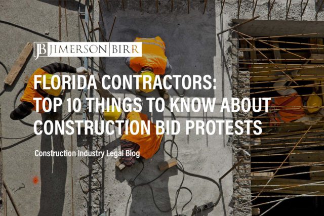 construction bid protests florida construction law construction law florida contractors construction bid