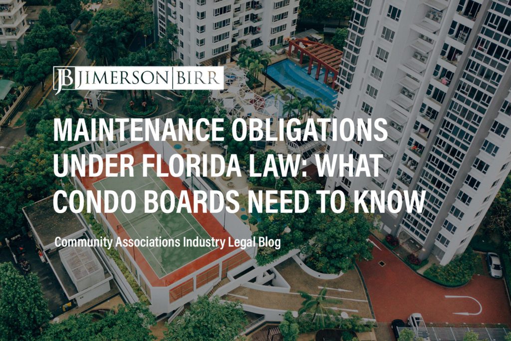 condo association community association association board member common elements board member liability