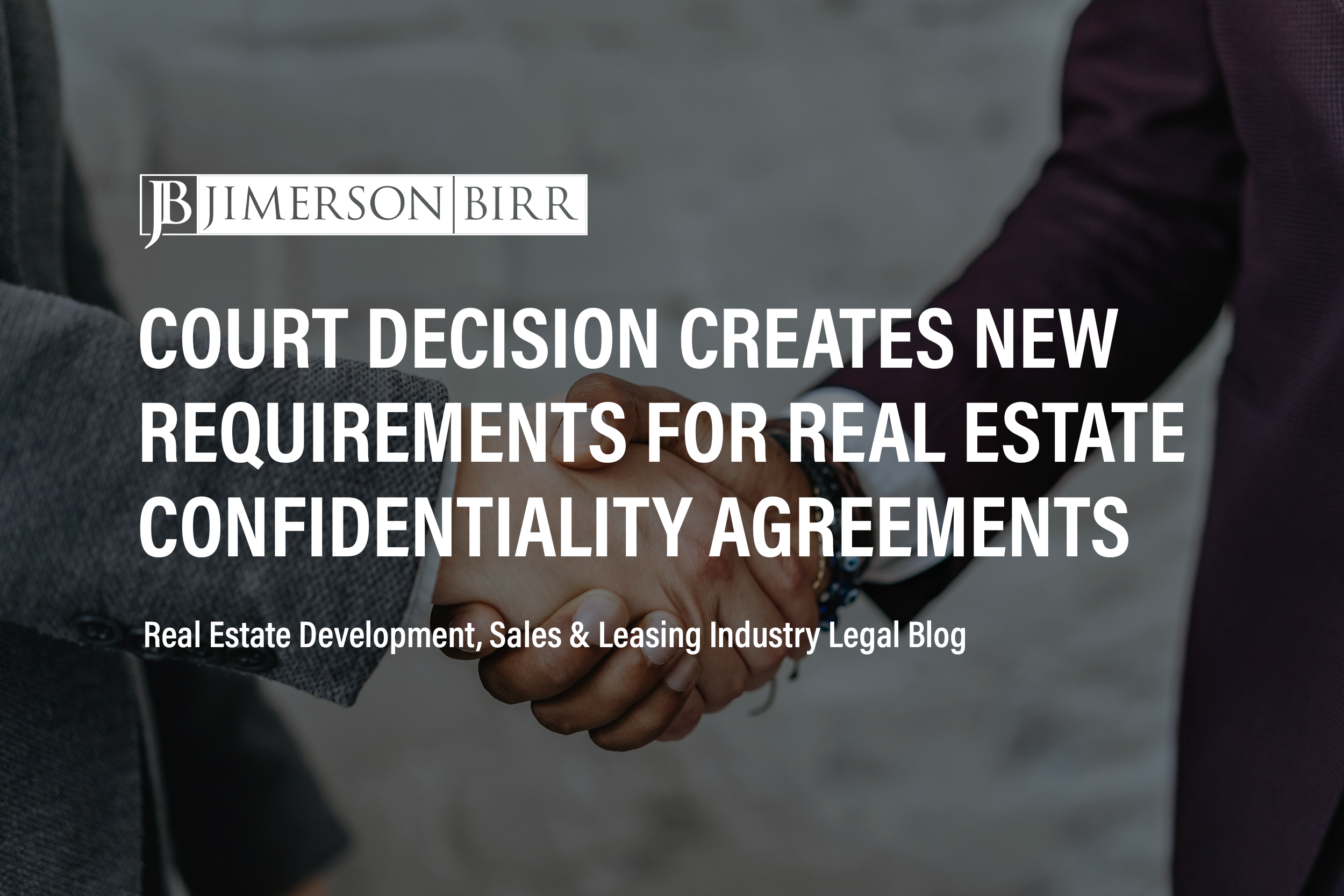 Are Confidentiality Agreements or Other Restrictive Covenants Enforceable in Florida Real Estate Transactions?