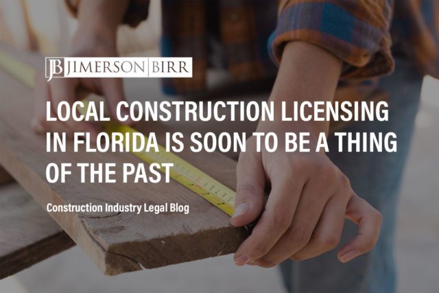 contractor’s licenses local governments