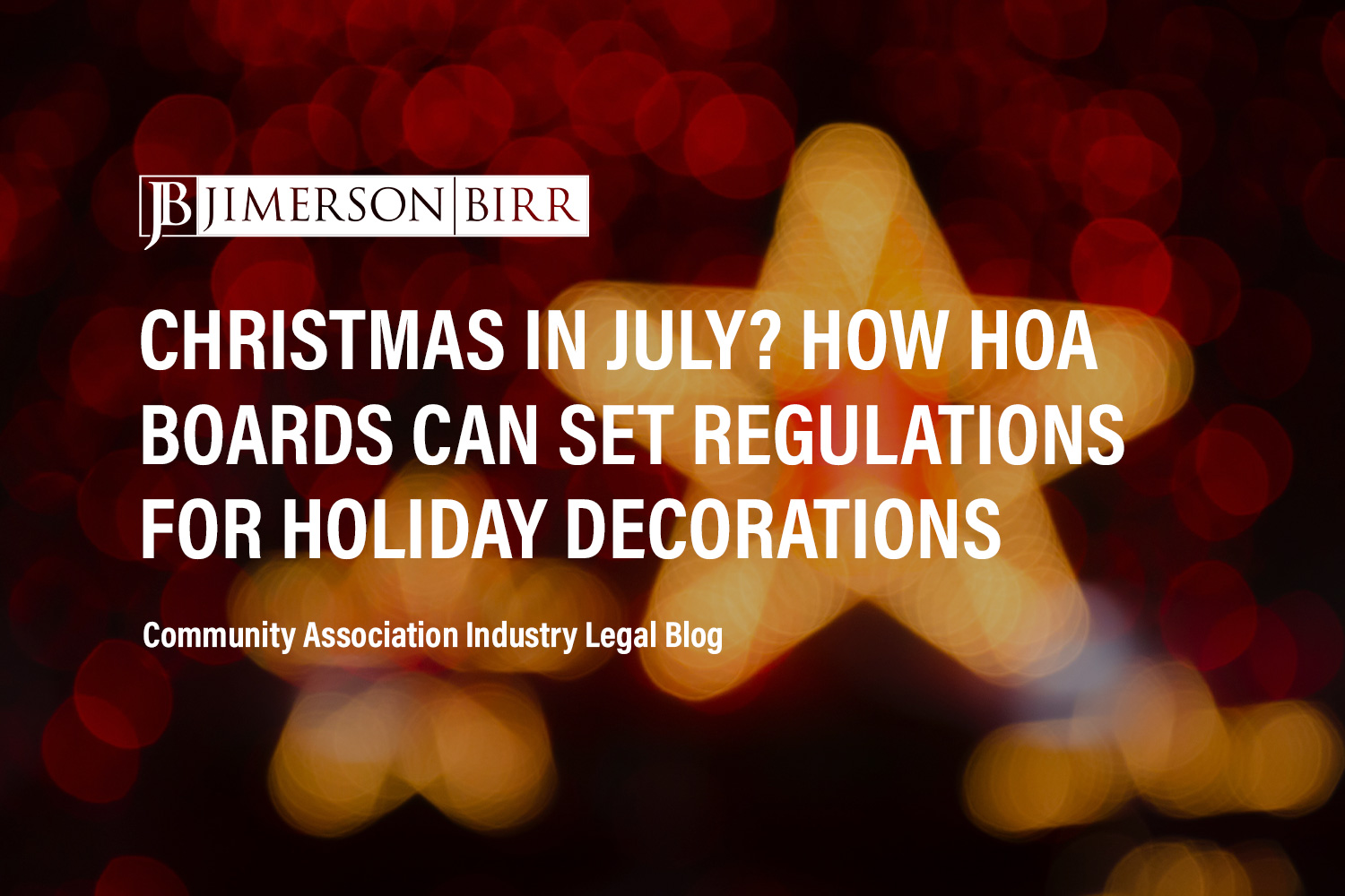 What Can a Homeowners’ Association Do to Keep Holiday Decorations from Staying Up All Year?