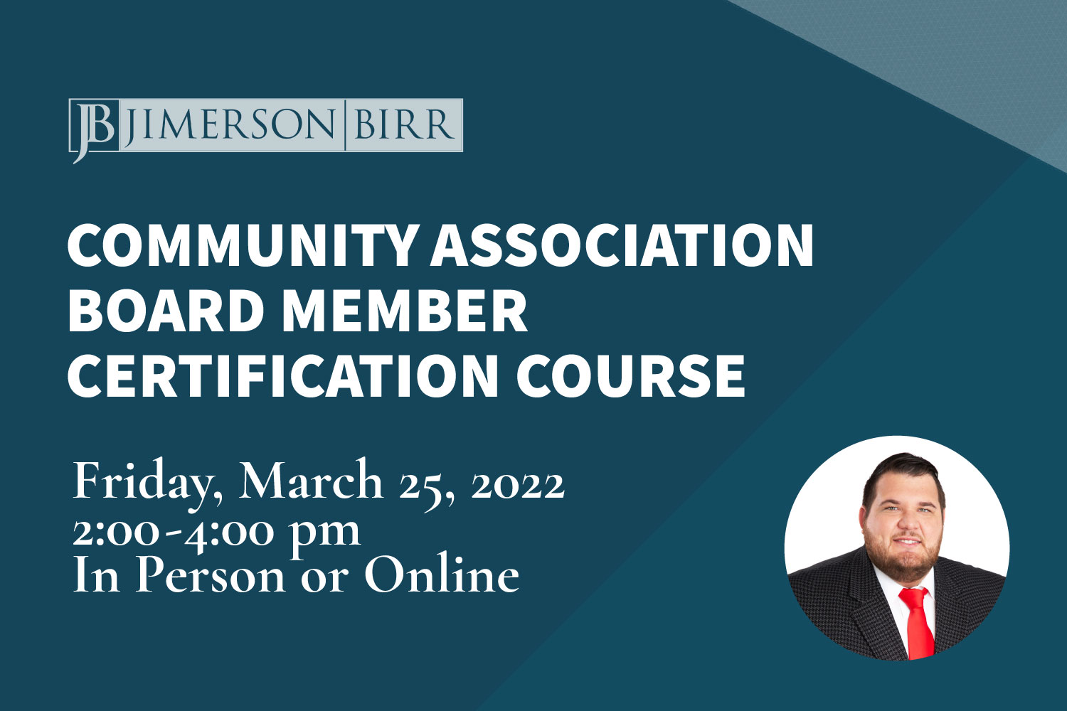 Free Community Association Board Member Certification Course Jimerson