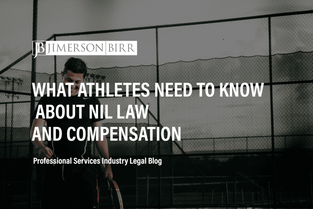 WHAT ATHLETES NEED TO KNOW ABOUT NIL LAW AND COMPENSATION