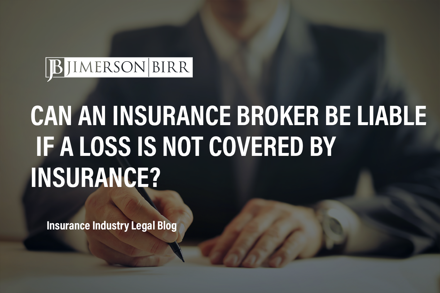 Can an Insurance Broker Be Liable if a Loss Is Not Covered by Insurance?