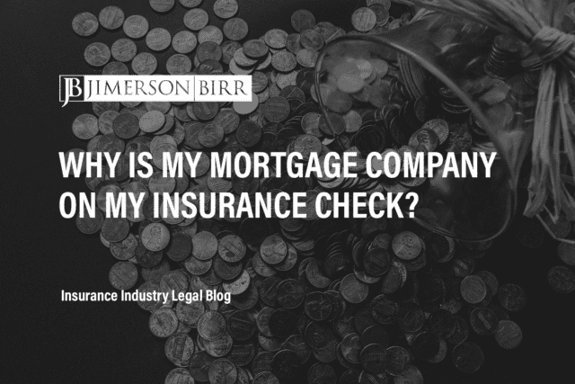 Why Is My Mortgage Company on My Insurance Check?