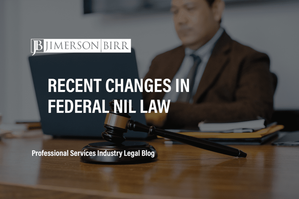 Recent Changes in Federal Nil Law