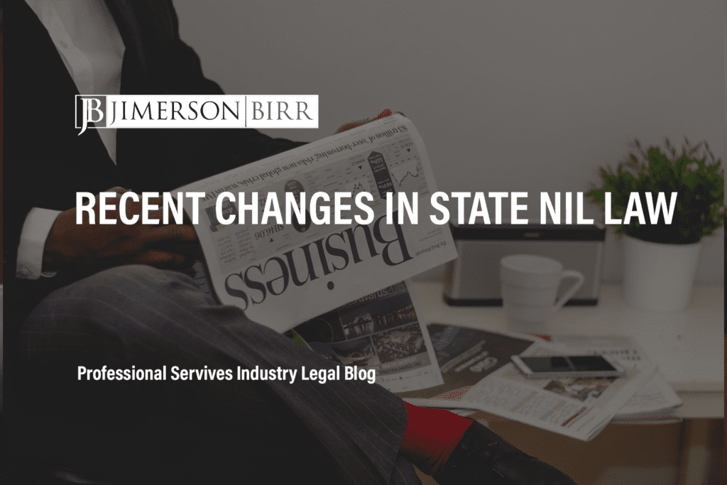 Recent Changes in State Nil Law