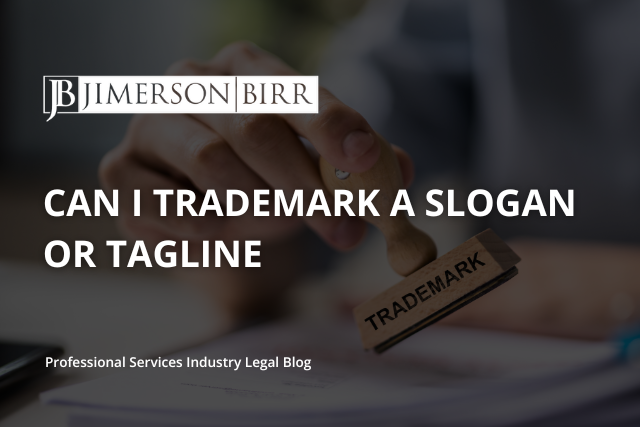 Can I Trademark a Slogan or Tagline?