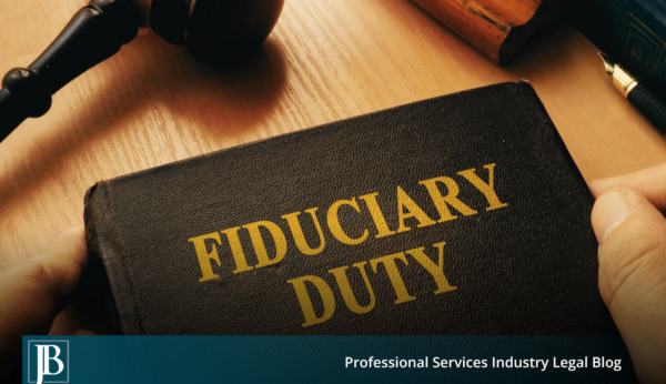 Law book titled "Fiduciary Duty" held in hands beside a gavel, illustrating a breach of fiduciary duty claim under Florida law.