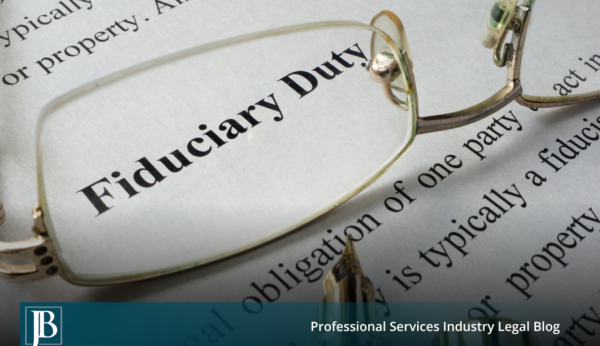 Reading glasses resting on a printed page defining fiduciary duty, illustrating the statute of limitations for breach of fiduciary duty in Florida.