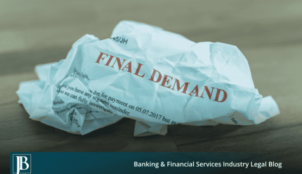 Crumpled "Final Demand" collection letter on a wooden desk, illustrating how Florida lenders escalate from demand letters to lawsuits.